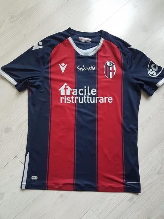 Bologna FC R. Baggio homeshirt in size xl, Maat XL, Ophalen of Verzenden, Zo goed als nieuw, Shirt