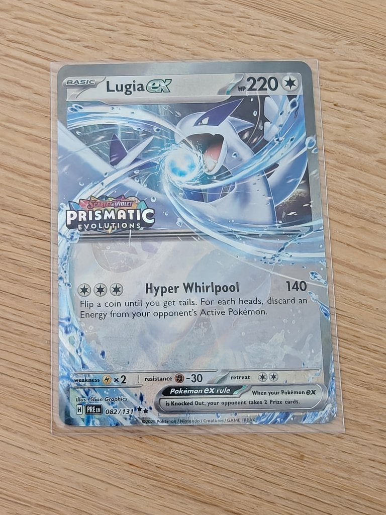 Lugia ex prismatic evolution pre082, Ophalen, Nieuw