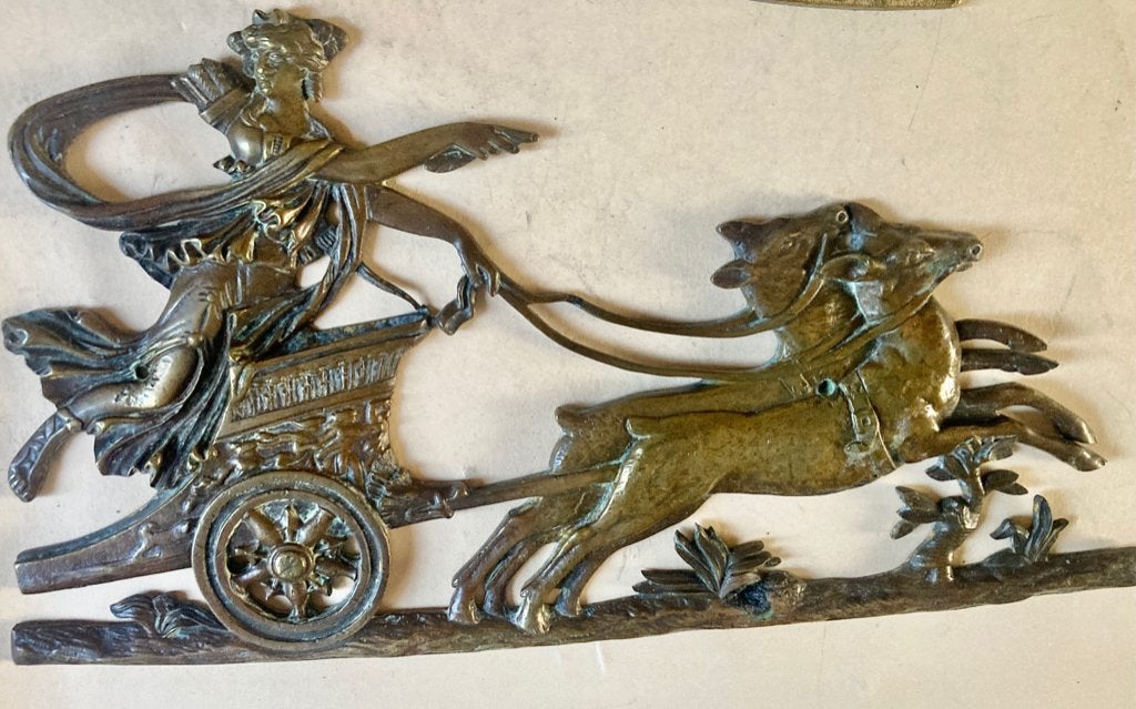 Empire brons meubelbeslag, Antiek en Kunst, Antiek | Koper en Brons, Ophalen of Verzenden, Brons