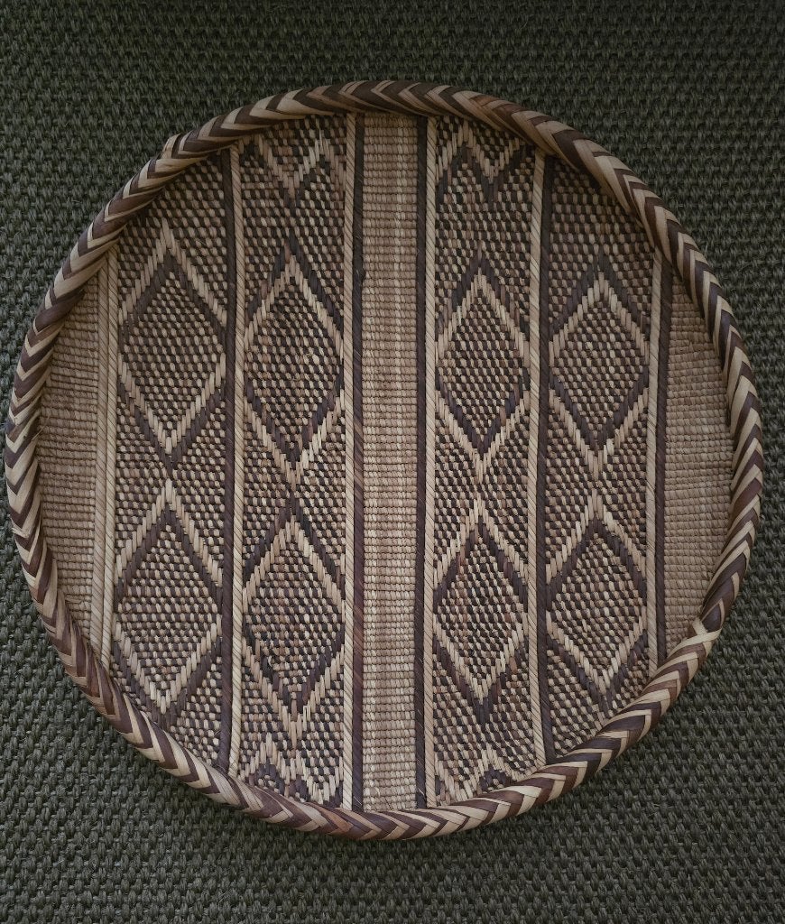Authentieke Gokwe Wandschaal (Zimbabwe), Overige materialen, Gebruikt, Schaal, Rond