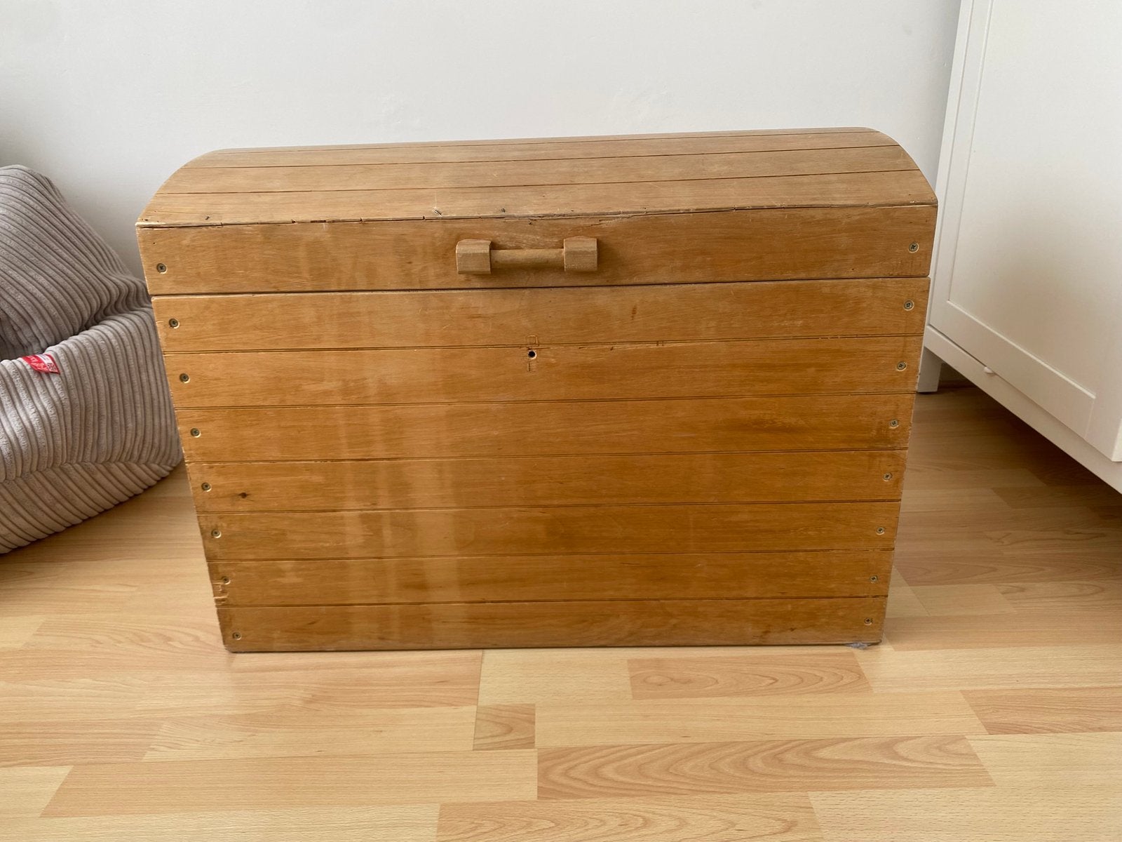 Mooie houten kist, Minder dan 50 cm, Gebruikt, 50 tot 100 cm, Ophalen of Verzenden
