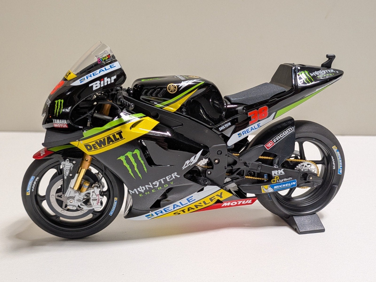Minichamps: Yamaha YZR-M1 - Bradley Smith - Monster Energy, Hobby en Vrije tijd, Ophalen of Verzenden, Zo goed als nieuw, 1:9 t/m 1:12