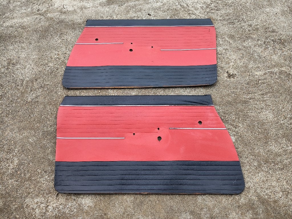 2x Deurpanelen (Rood) DAF 44/ 55 / B-Type, Auto-onderdelen, Verzenden