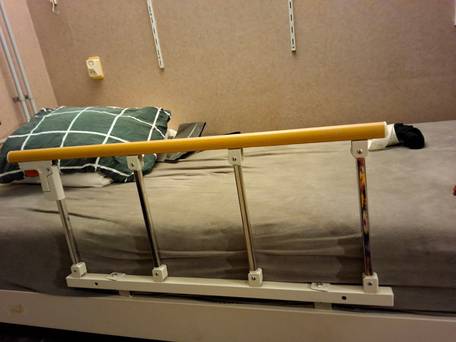 bedhekje volwassenen, Ophalen, Eenpersoons, Metaal, 90 cm