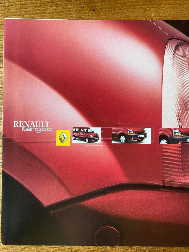 Renault KANGOO - 2001 autofolder, Verzenden, Zo goed als nieuw, Renault