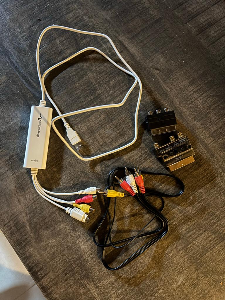 Elgato Video Capture met Scart-adapters en RCA-kabel, Ophalen of Verzenden, Gebruikt