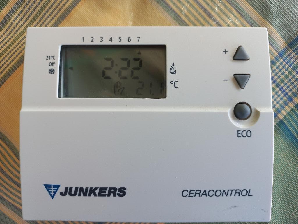 Bosch Junkers Thermostaat Ceracontrol TRZ 12-2, Doe-het-zelf en Verbouw, Thermostaten, Ophalen of Verzenden, Gebruikt