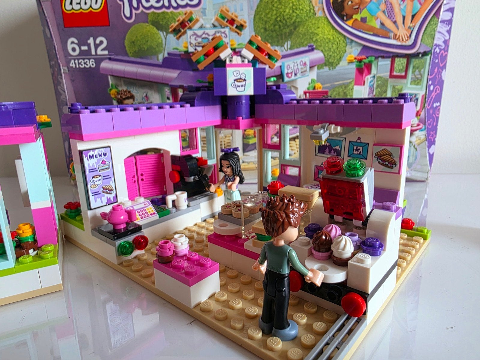 LEGO Friends 41336 Emma's Kunstcafé, Lego, Friends, Ophalen of Verzenden, Zo goed als nieuw