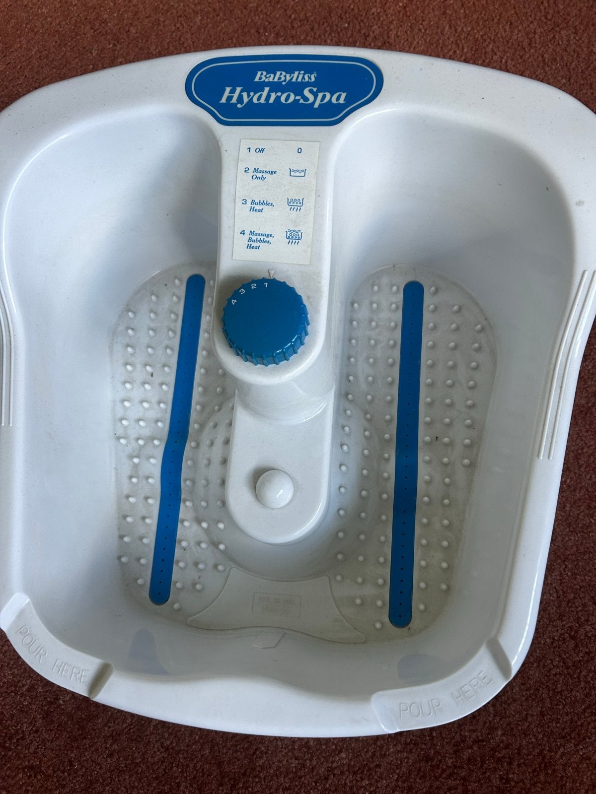 BaByliss Hydro-Spa Voetenbad met Massage en Warmte, Ophalen of Verzenden, Gebruikt, Hand- en Voetverzorging