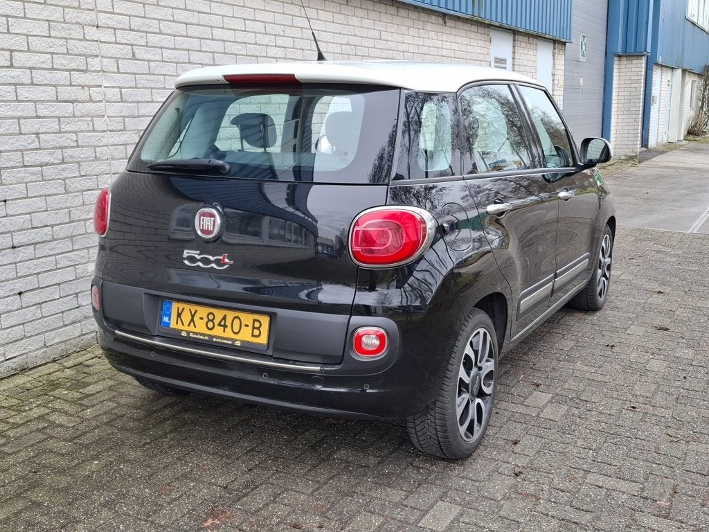 Fiat 500L 0.9 TwinAir Pop Airco/Cruise/Boekjes ✅, Auto's, Fiat, 21 km/l, Gebruikt, Euro 6, Zwart