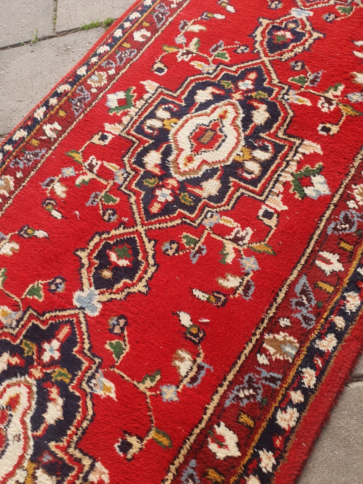 perzische loper 300x81 cm., Huis en Inrichting, Gebruikt, Rood, Bidjar, 200 cm of meer