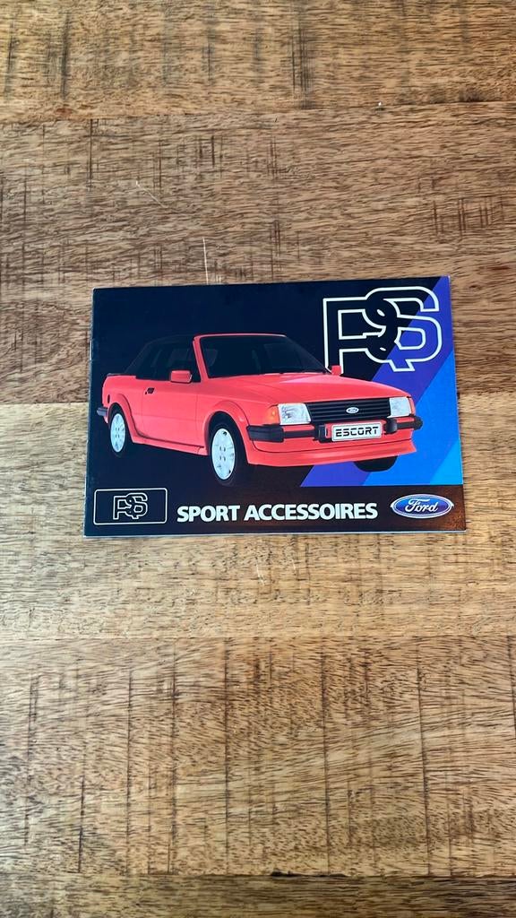 Ford RS Sport Accessoires Brochure (Nederlandstalig), Ophalen of Verzenden, Zo goed als nieuw, Ford