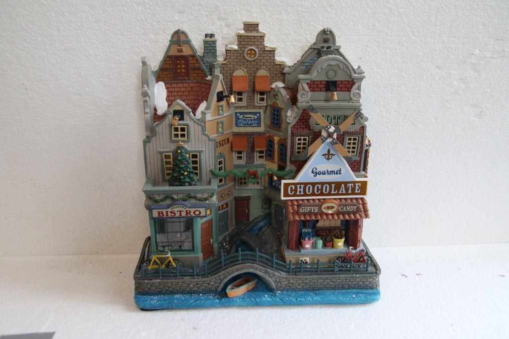 Lemax facade Seaside Christmas voor een kerstdorp, Ophalen of Verzenden, Gebruikt