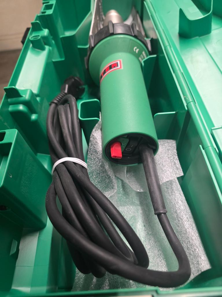Leister triac S  hetelucht lasapparaat in koffer, Ophalen, Gebruikt