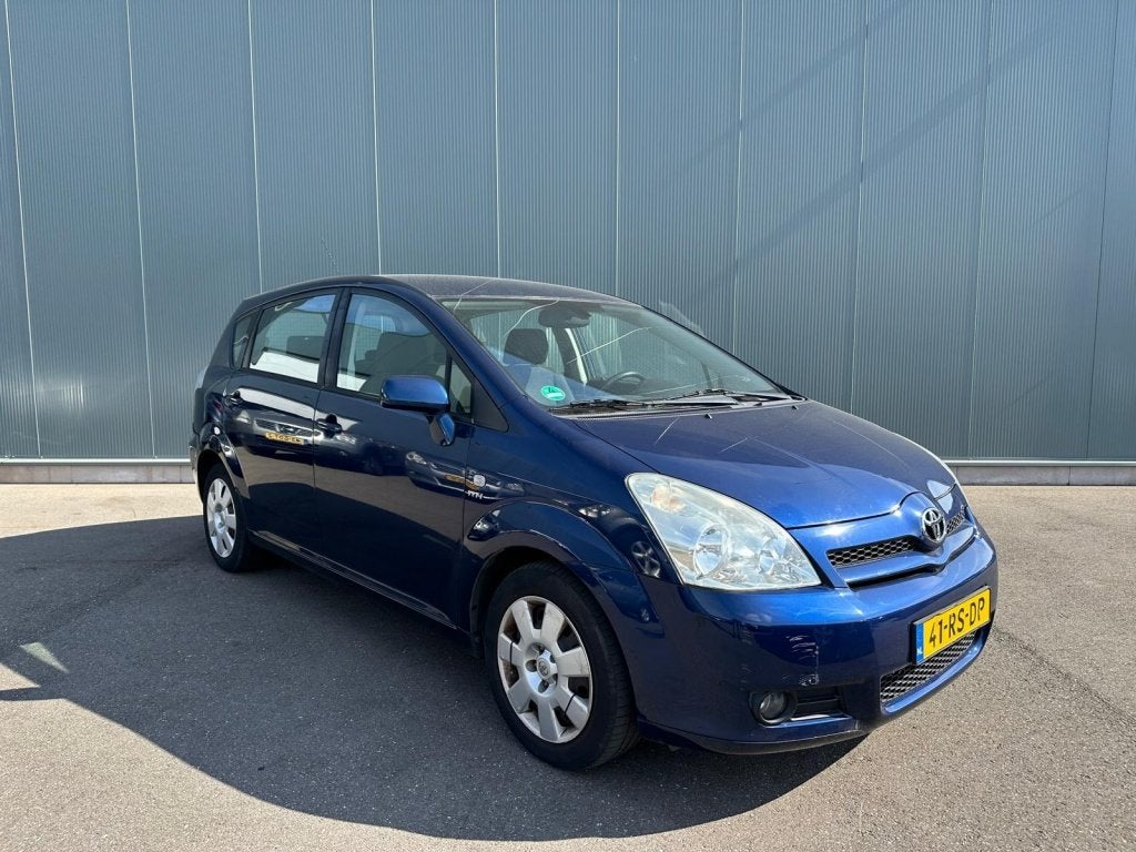 Toyota Corolla Verso 1.8 VVT-i Sol 7 PERSOONS | CLIMA AIRCO, Auto's, Toyota, 13 km/l, 129 pk, Blauw, 7 stoelen