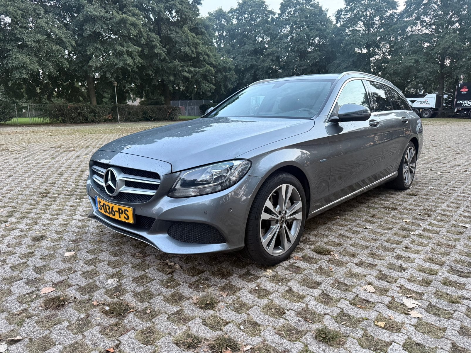 Mercedes-Benz C350 e Plug-in Designo Dealer OH/trekhaak, Auto's, Automaat, 4 cilinders, Stationwagon, Bluetooth
