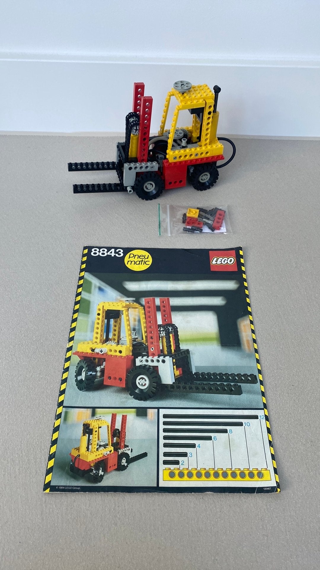 Lego 8843 Technic Heftruck, Ophalen of Verzenden, Zo goed als nieuw