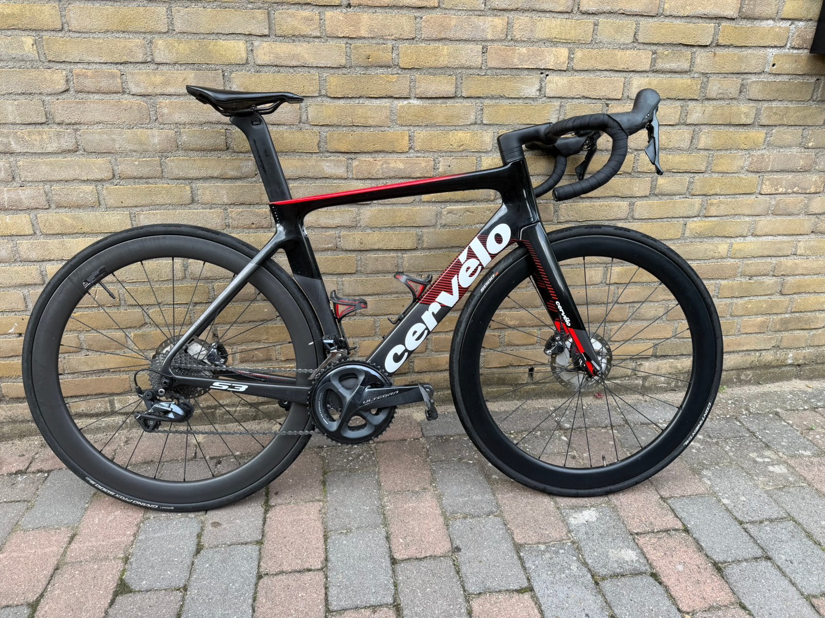 Cervelo S3 met powermeter maat 54 Ultegra, Carbon, Zo goed als nieuw, Meer dan 20 versnellingen, 53 tot 57 cm