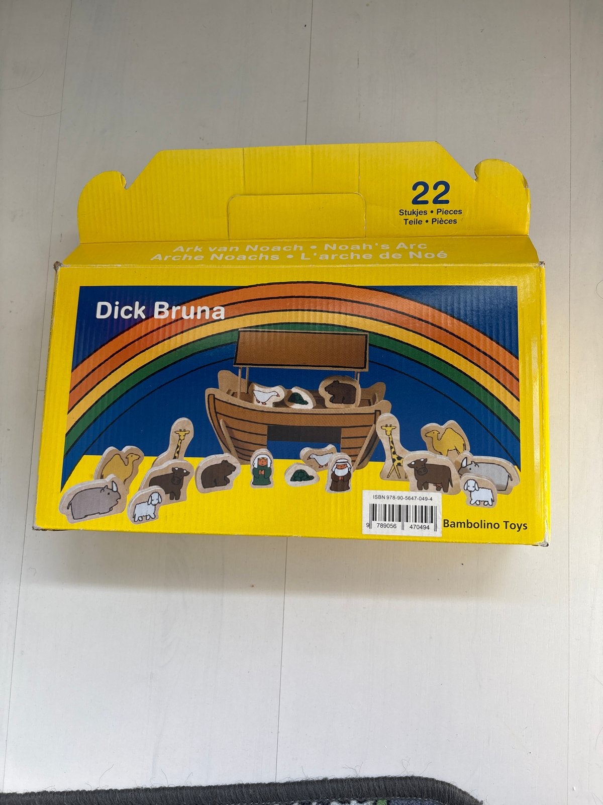 Dick Bruna Ark van Noach houten speelset - 22 stukjes, Ophalen of Verzenden, Zo goed als nieuw, Overige typen