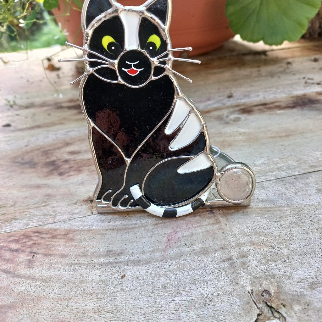 tiffany kat zwart/wit € 7,50, Ophalen of Verzenden