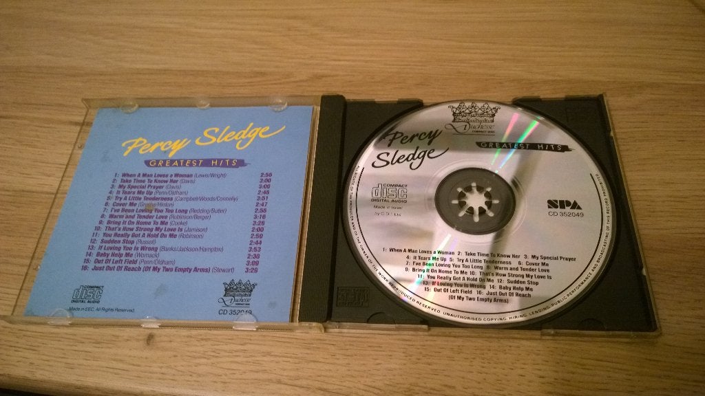 Percy sledge- greatest hits, Ophalen, 1990 - 1999, Gebruikt