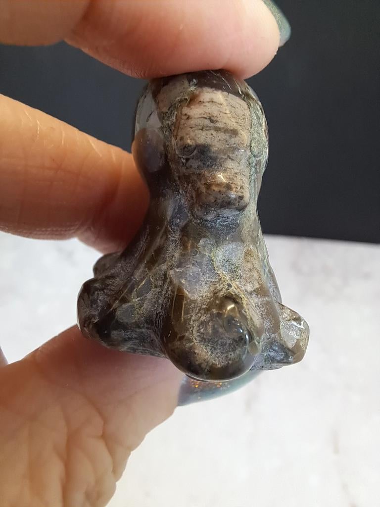 Mini carving octopus, Ophalen of Verzenden, Mineraal