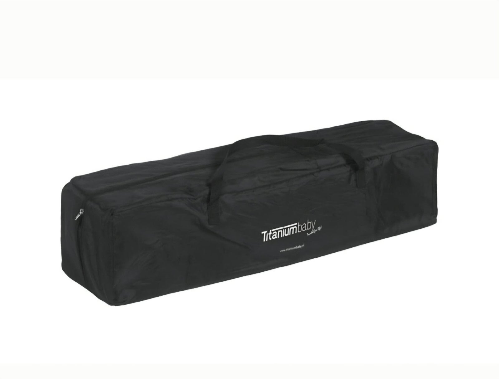 Titanium Baby Inklapbare Box/Bedje met Boxkleed, Kinderen en Baby's, Ophalen, Zo goed als nieuw, Vierkant, In hoogte verstelbaar