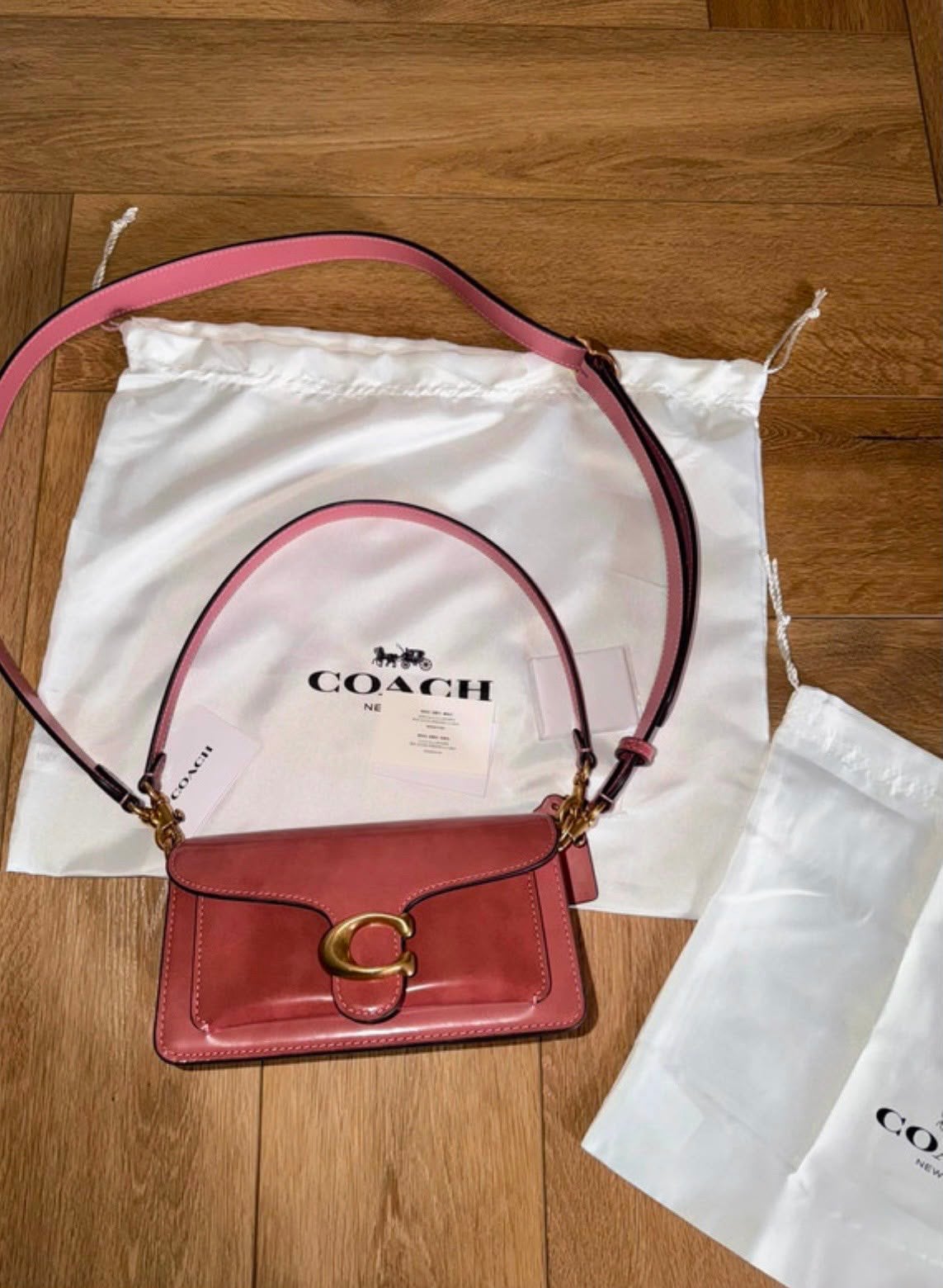 Coach Tabby 20 pink zo goed als nieuw, Ophalen of Verzenden, Zo goed als nieuw, Roze, Schoudertasje