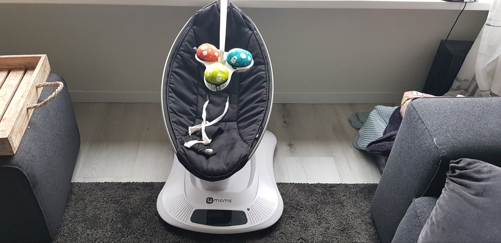 4moms MamaRoo Schommelstoel met Verkleiner, Ophalen, Zo goed als nieuw
