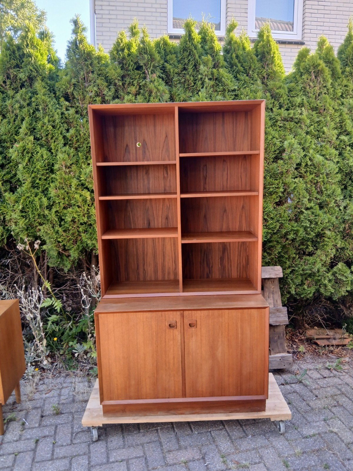 retro deense wandkast, Ophalen