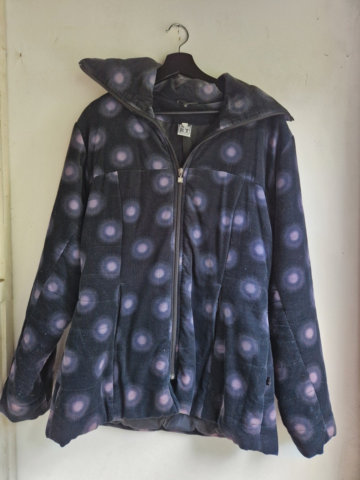 ART Corduroy Jas met Paarse Stippen - Maat XXL, Kleding | Dames, Paars, Maat 46/48 (XL) of groter, ART, Ophalen of Verzenden