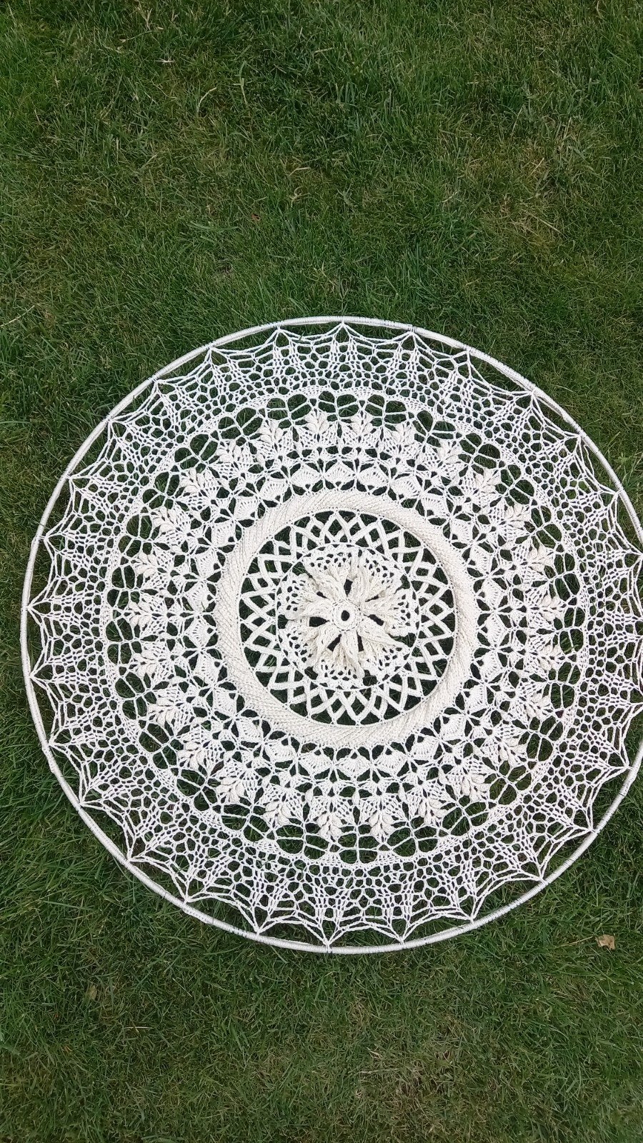 Gehaakte Mandala, Hobby en Vrije tijd, Ophalen of Verzenden, Nieuw, Haken, Overige typen