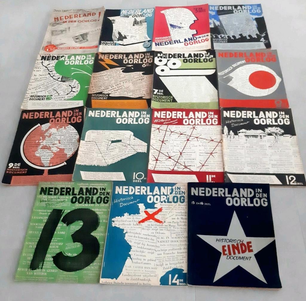 Complete set Historische documenten., Verzamelen, Ophalen of Verzenden, Overige soorten, Nederland, Boek of Tijdschrift