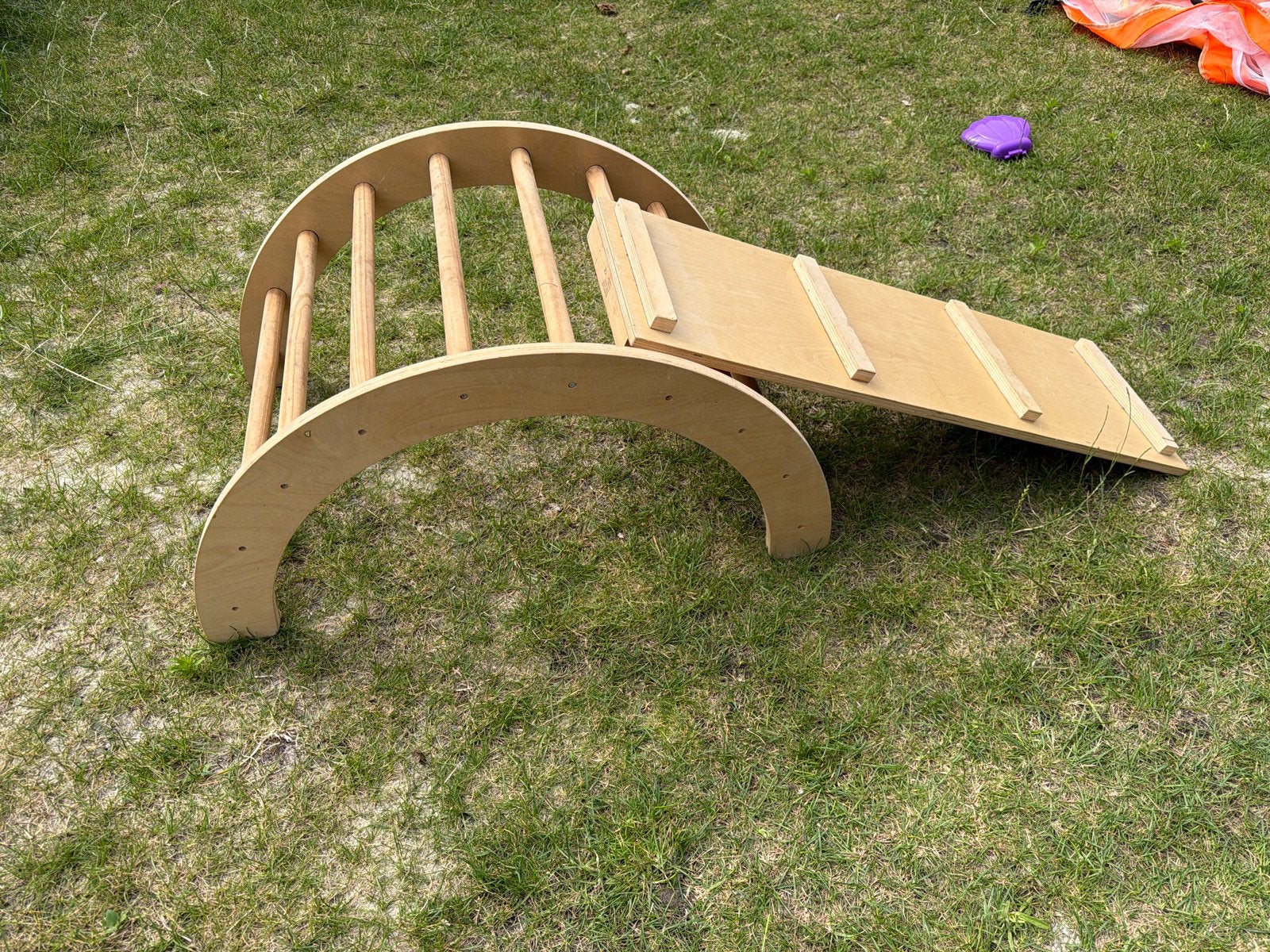 Playtive aldi houten klimrek met glijbaan, Ophalen, Glijbaan