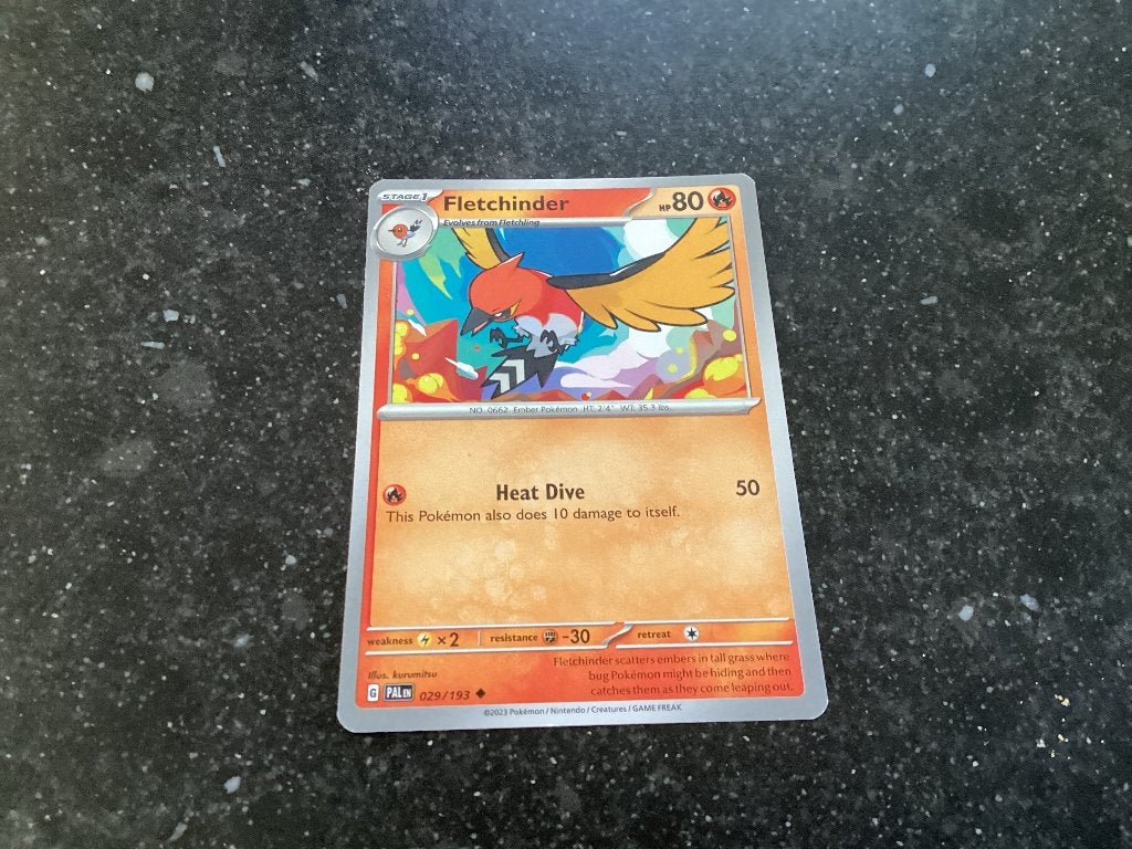 Pokemon kaart Fletchinder, Ophalen of Verzenden, Nieuw, Losse kaart