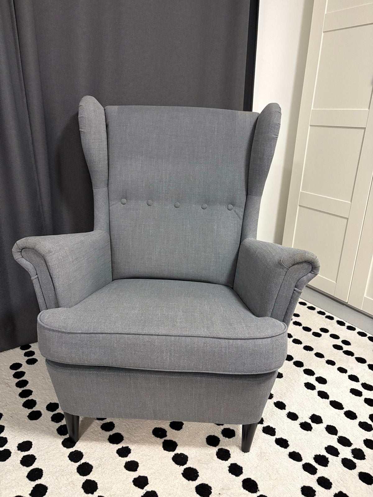 Ikea Strandmon fauteuil, Ophalen, Zo goed als nieuw, Eén, Stof
