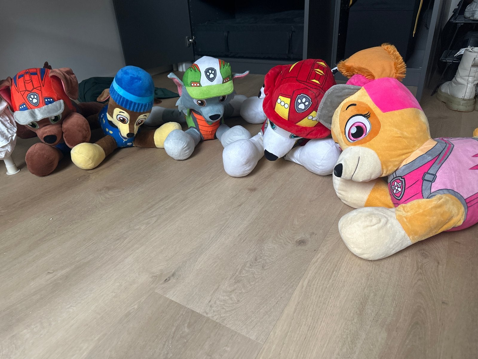Grote Paw Patrol Knuffels - Set van 5, Ophalen, Overige merken, Hond, Zo goed als nieuw