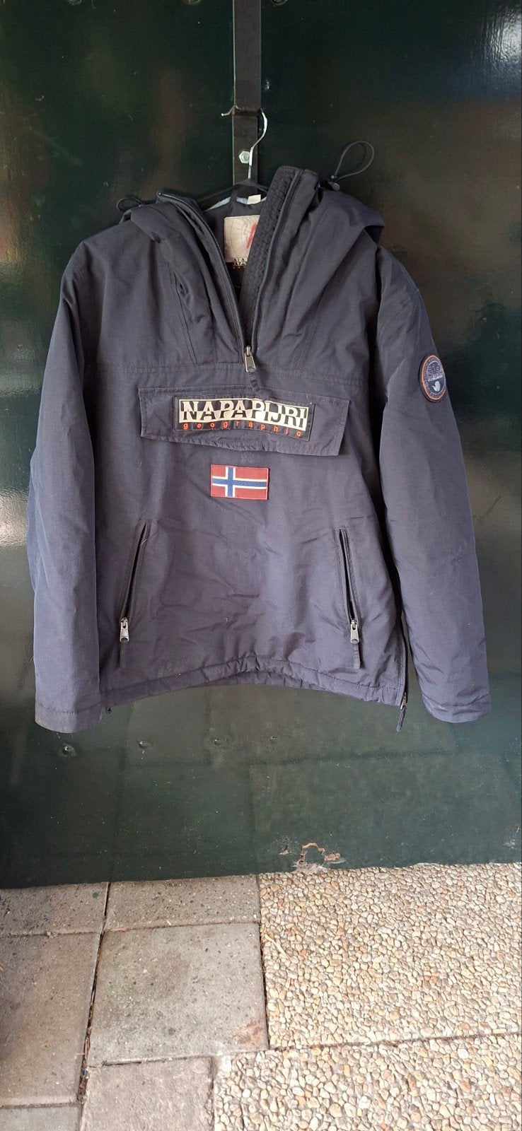 Napapijri Jas., Ophalen of Verzenden, Zo goed als nieuw, Zwart