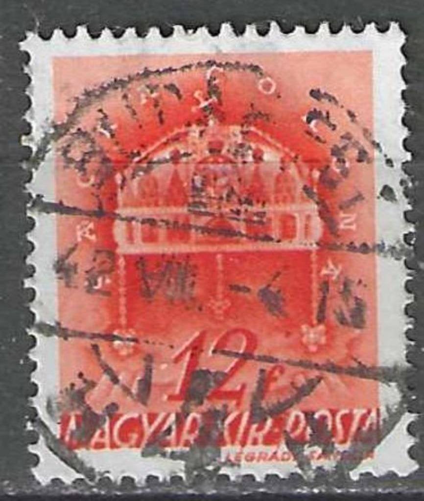Hongarije 1941 - Yvert 584 - Stefanskroon - 10 fi. (ST), Verzenden, Gestempeld