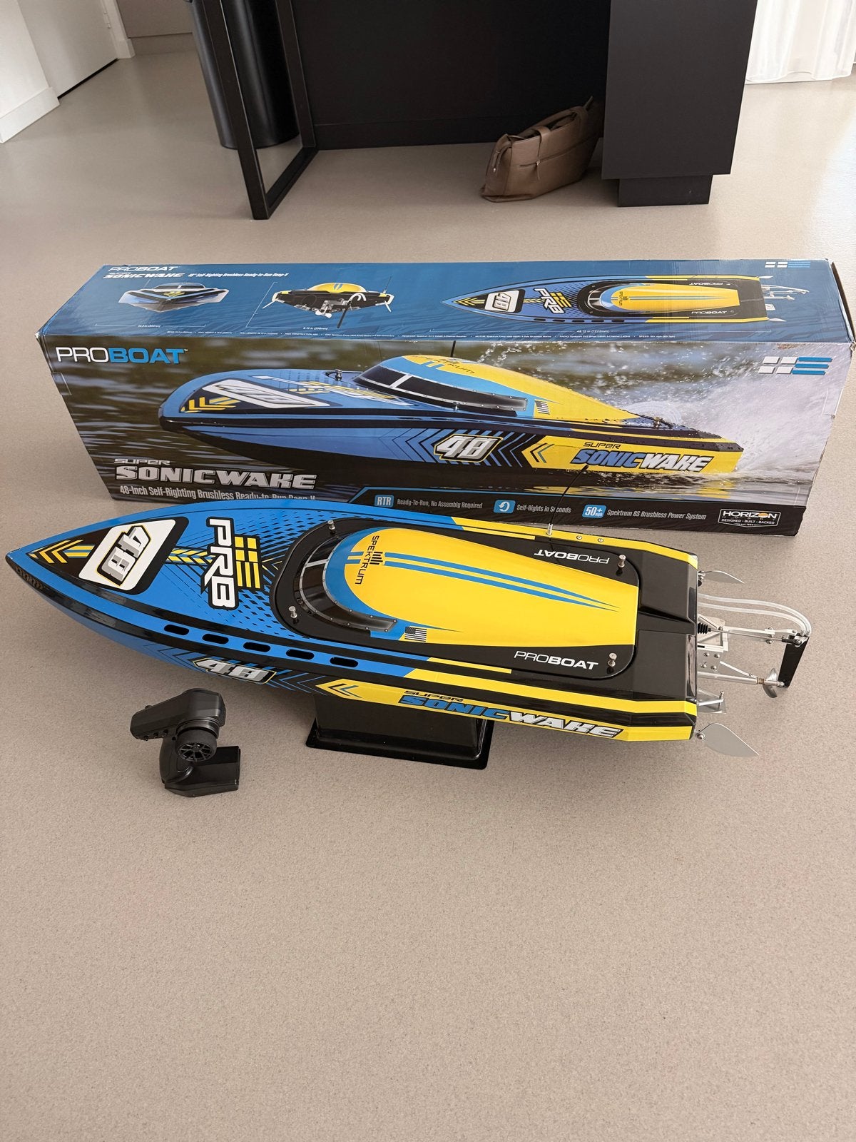 ProBoat Super Sonicwake 48” RC Speedboot, Ophalen, Gebruikt, Groter dan 1:32, Overige merken