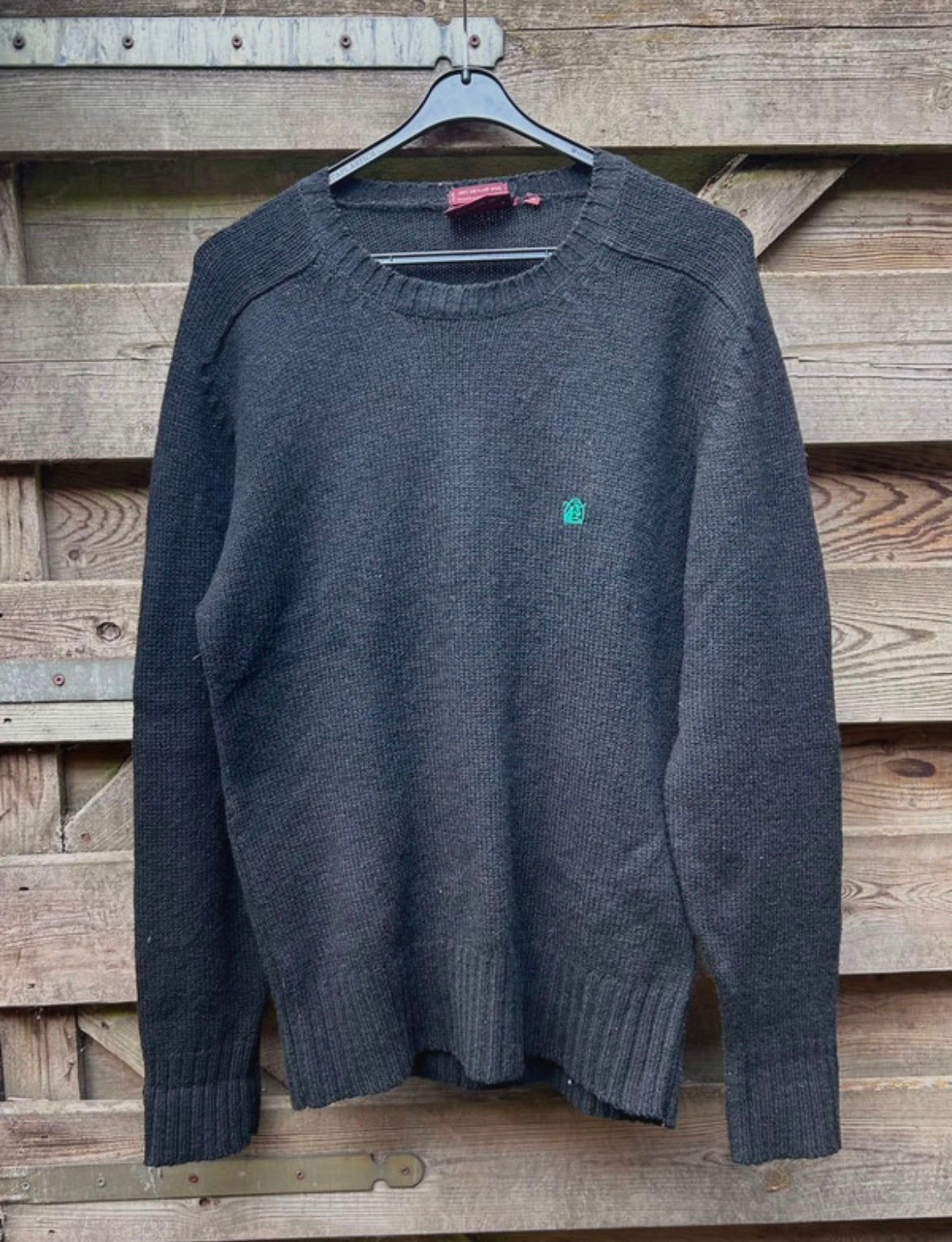 Ralph Lauren Shetland Wol Preppy Ivy Trui Sweater RRL LVC, Ophalen of Verzenden, Zo goed als nieuw, Maat 48/50 (M), Zwart