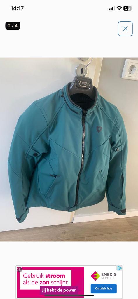 Revitt h2o dames motorjas mt 38., Motoren, Ophalen, Dames, Jas | textiel