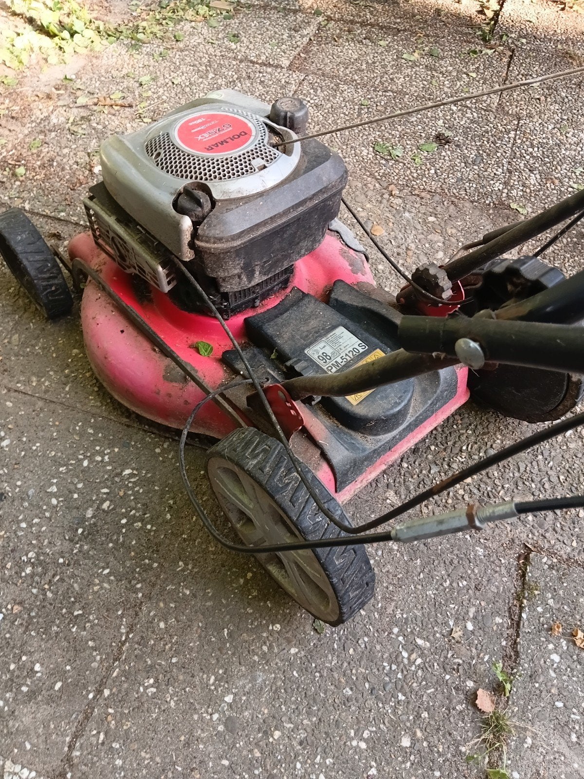 Gebruikte Dolmar PM-5120 S Benzine Grasmaaier, Tuin en Terras, Grasmaaiers, Ophalen, Cirkelmaaier, Gebruikt, Benzine-grasmaaier