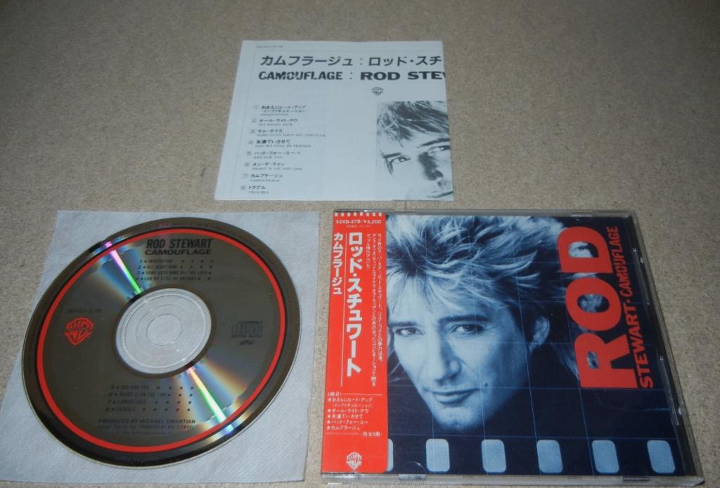 Rod stewart – camouflage cd 32xd-378 japan [import], Verzenden, Zo goed als nieuw, Poprock