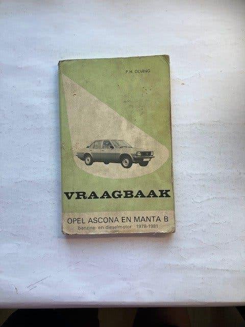 Vraagbaak Opel     Ascona    en   Manta B   (1978-1981), Ophalen of Verzenden