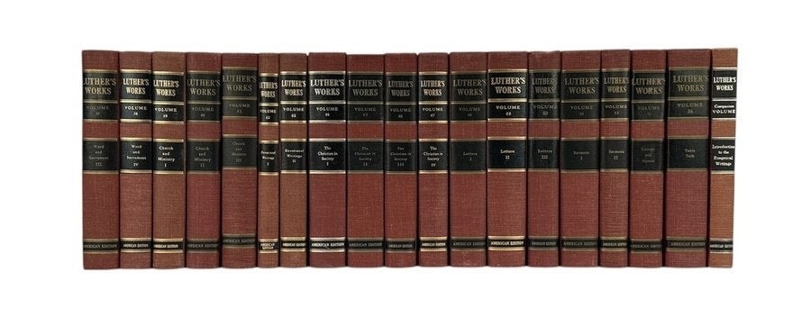 128. Luther's Works American Edition, 55-delig, 1940-1970, Antiek en Kunst, Antiek | Boeken en Bijbels, Ophalen, M. Luther