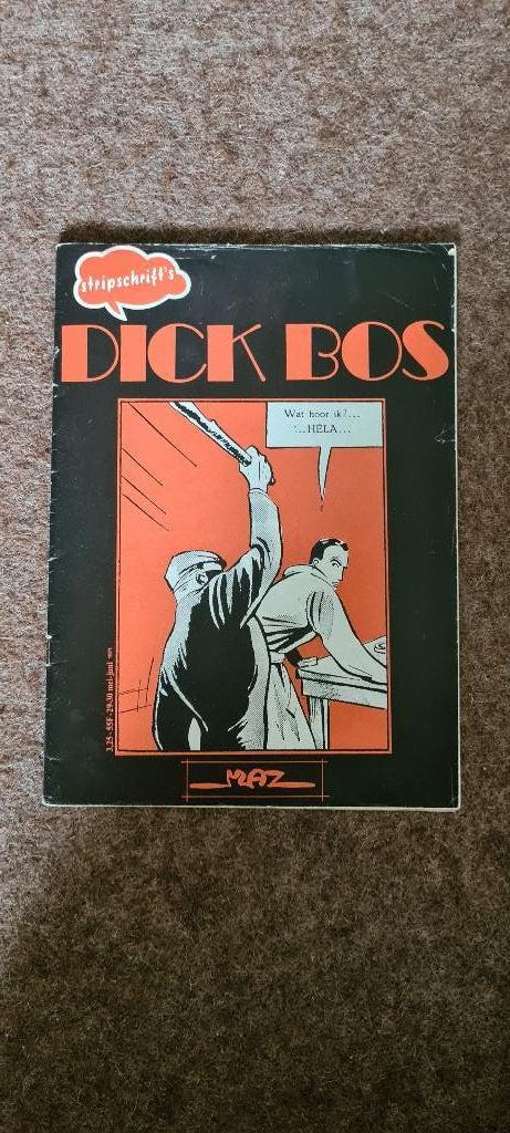 dick bos Stripschrift, Gelezen, Eén stripboek, Stripschrift, Ophalen of Verzenden