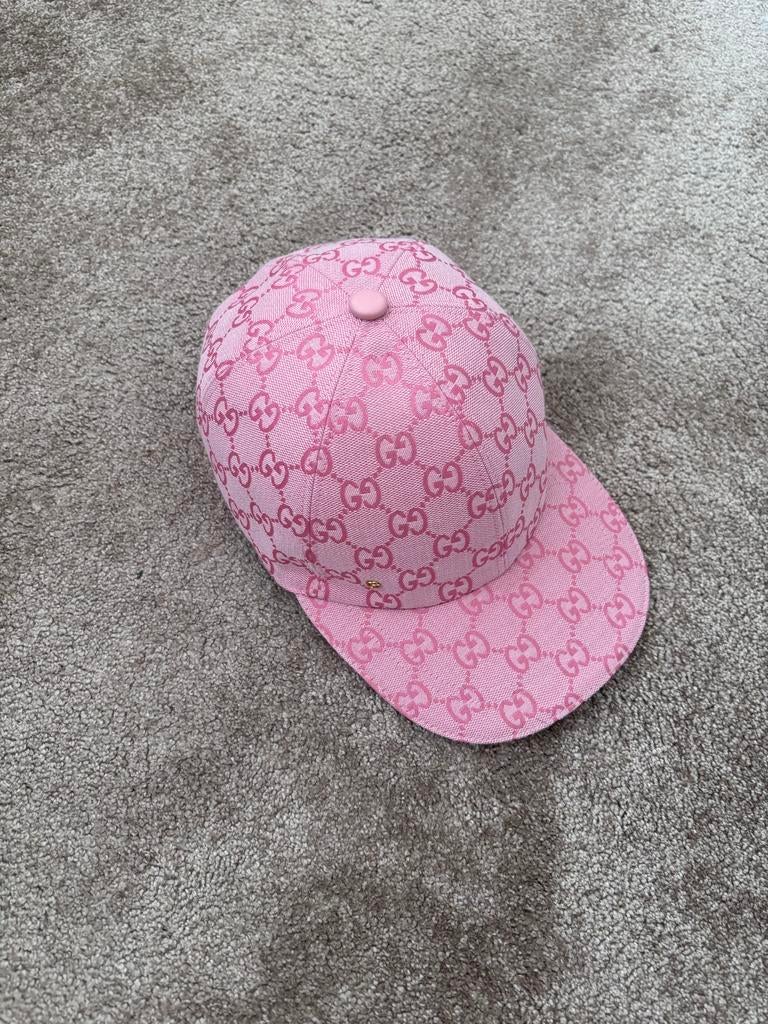 Gucci pet roze - Maat M, Kleding | Dames, Hoeden en Petten, Ophalen of Verzenden, Zo goed als nieuw, Pet