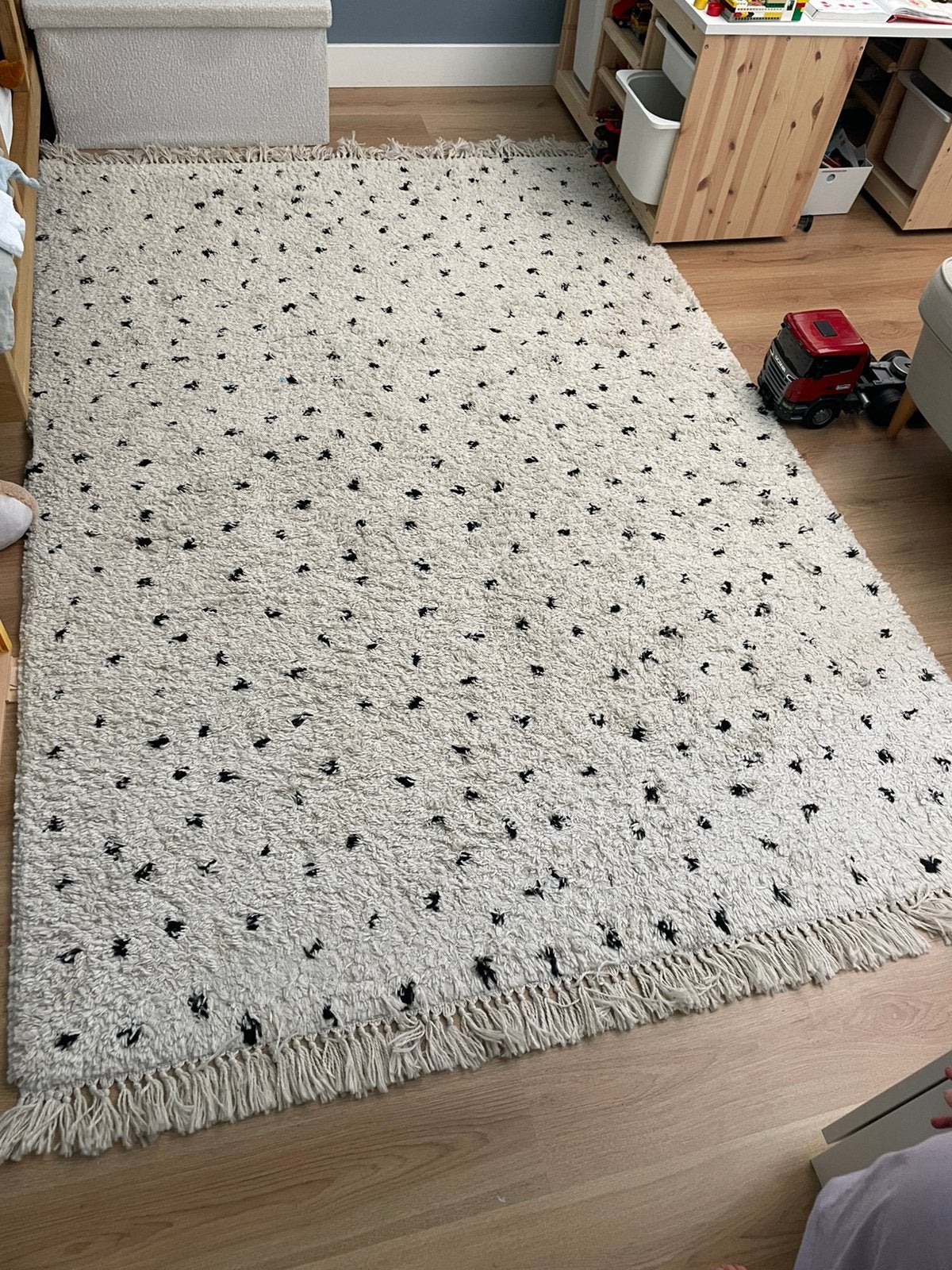 Vloerkleed Karwei beige met stip 240x160 cm, nette staat, Ophalen, Beige, 150 tot 200 cm, 200 cm of meer