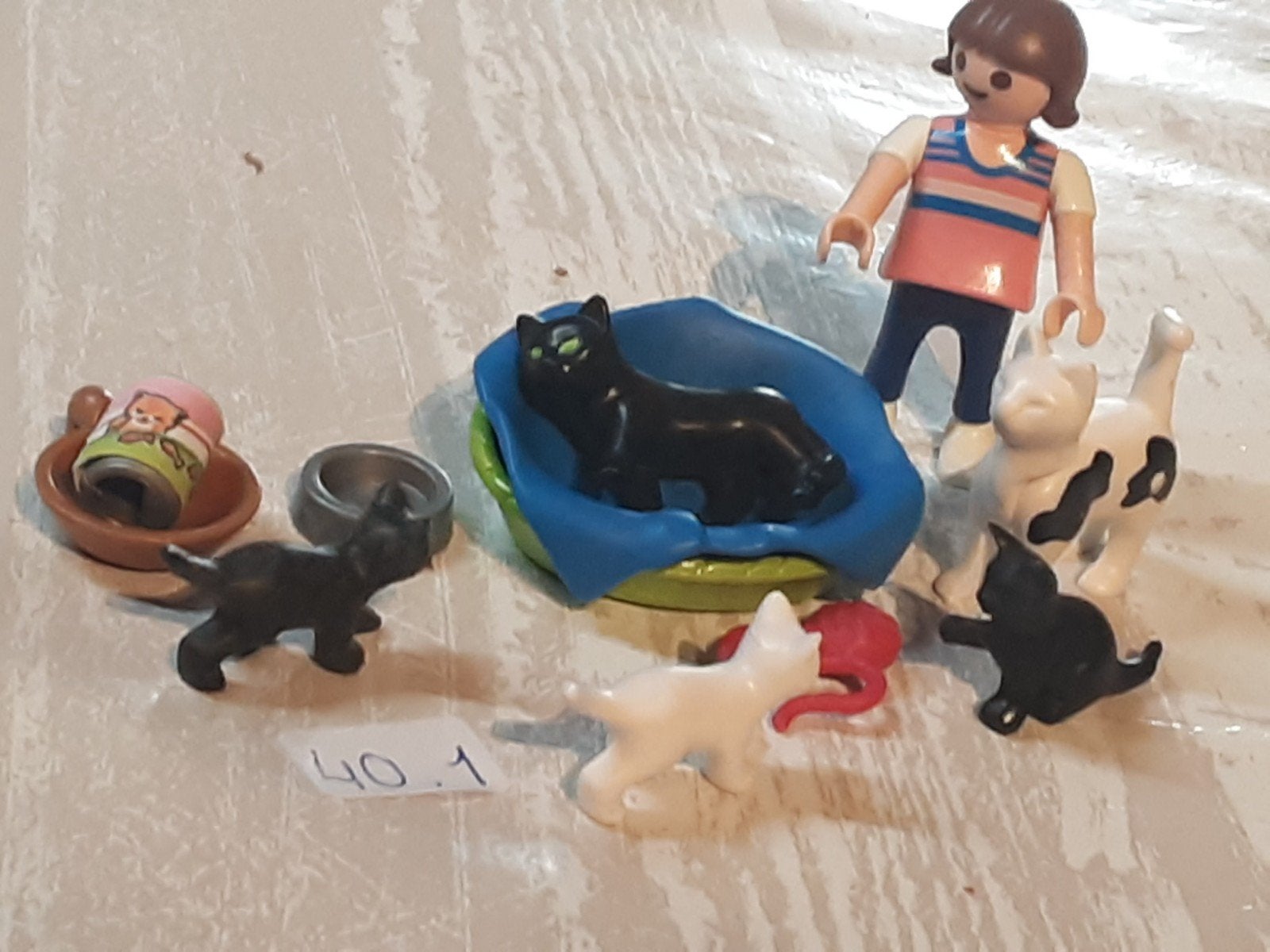 18 verschillende setjes met Poezen. schoenkadootjes, Complete set, Zo goed als nieuw, Figuren, Family fun